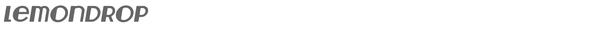Lemondrop Lemondrop Italic.ttf font preview